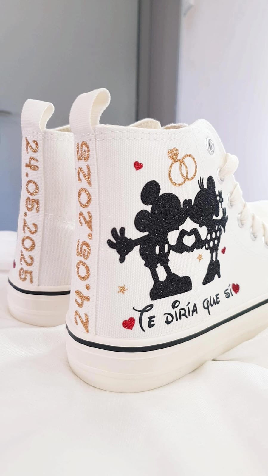 Zapatillas Novia Minnie & Mickey
