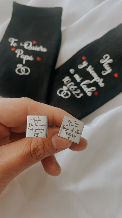 Gemelos Personalizados Cuadrados - Albea Meraki