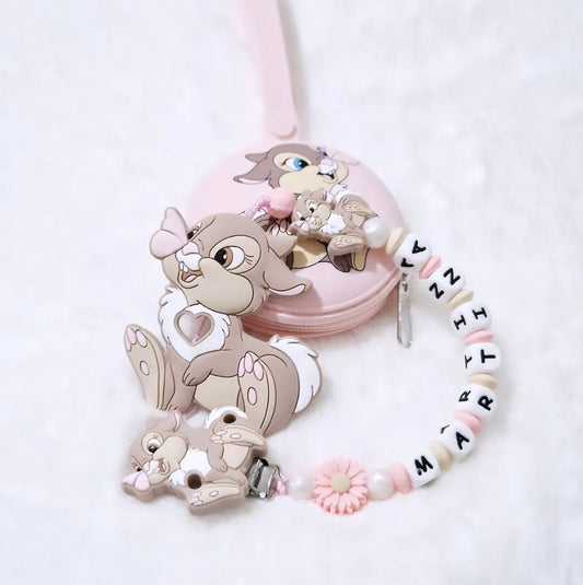 Set Chupetero Miss Bunny