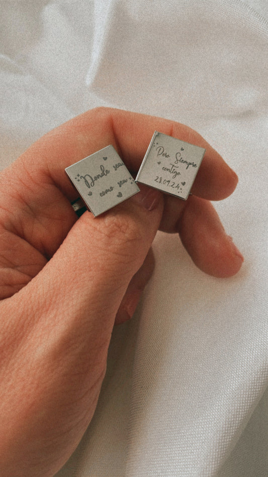 Gemelos Personalizados Cuadrados - Albea Meraki