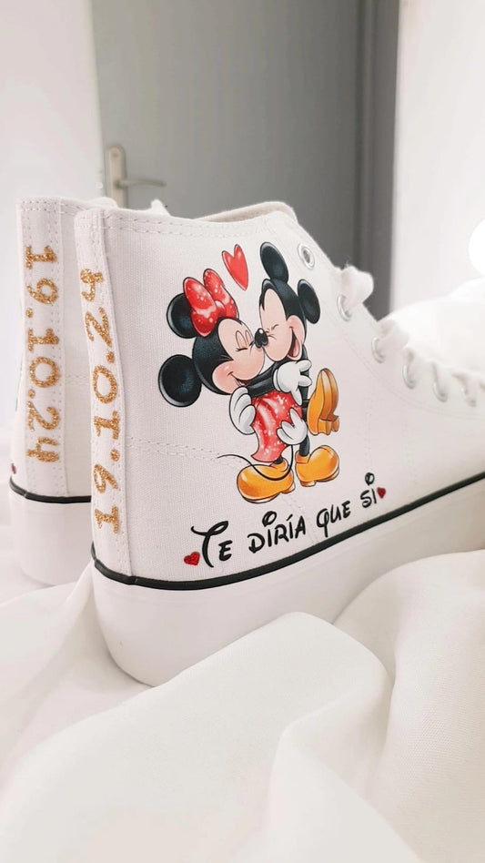 Zapatillas Novia Plataforma Disney
